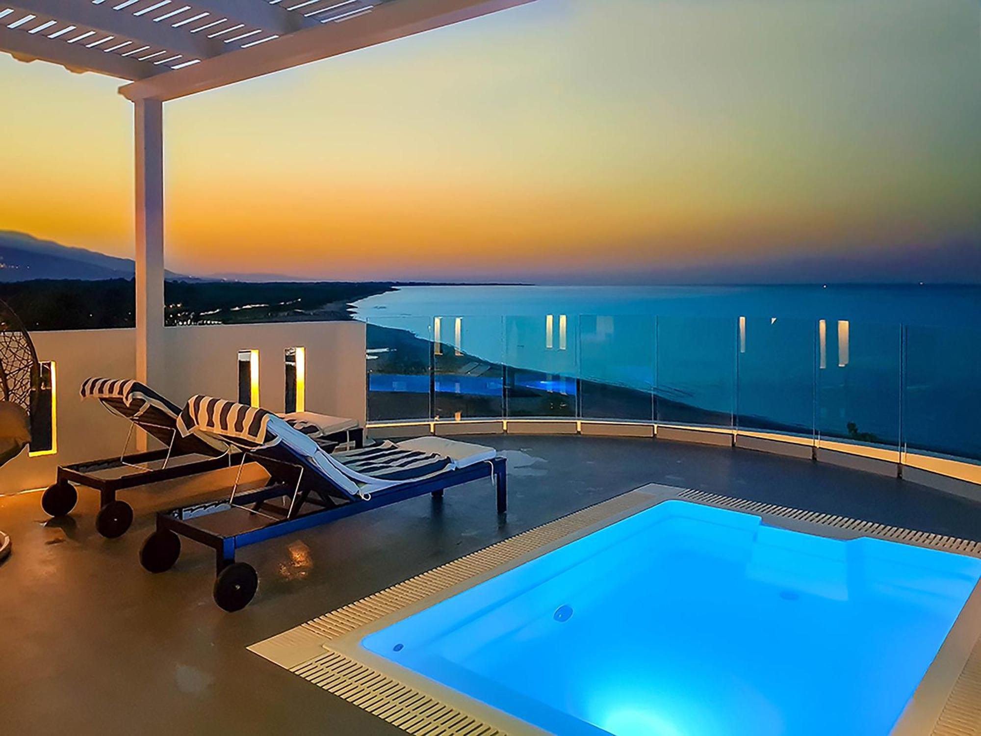 Panorama Suites & Spa - Adults Only Stomion  Luaran gambar
