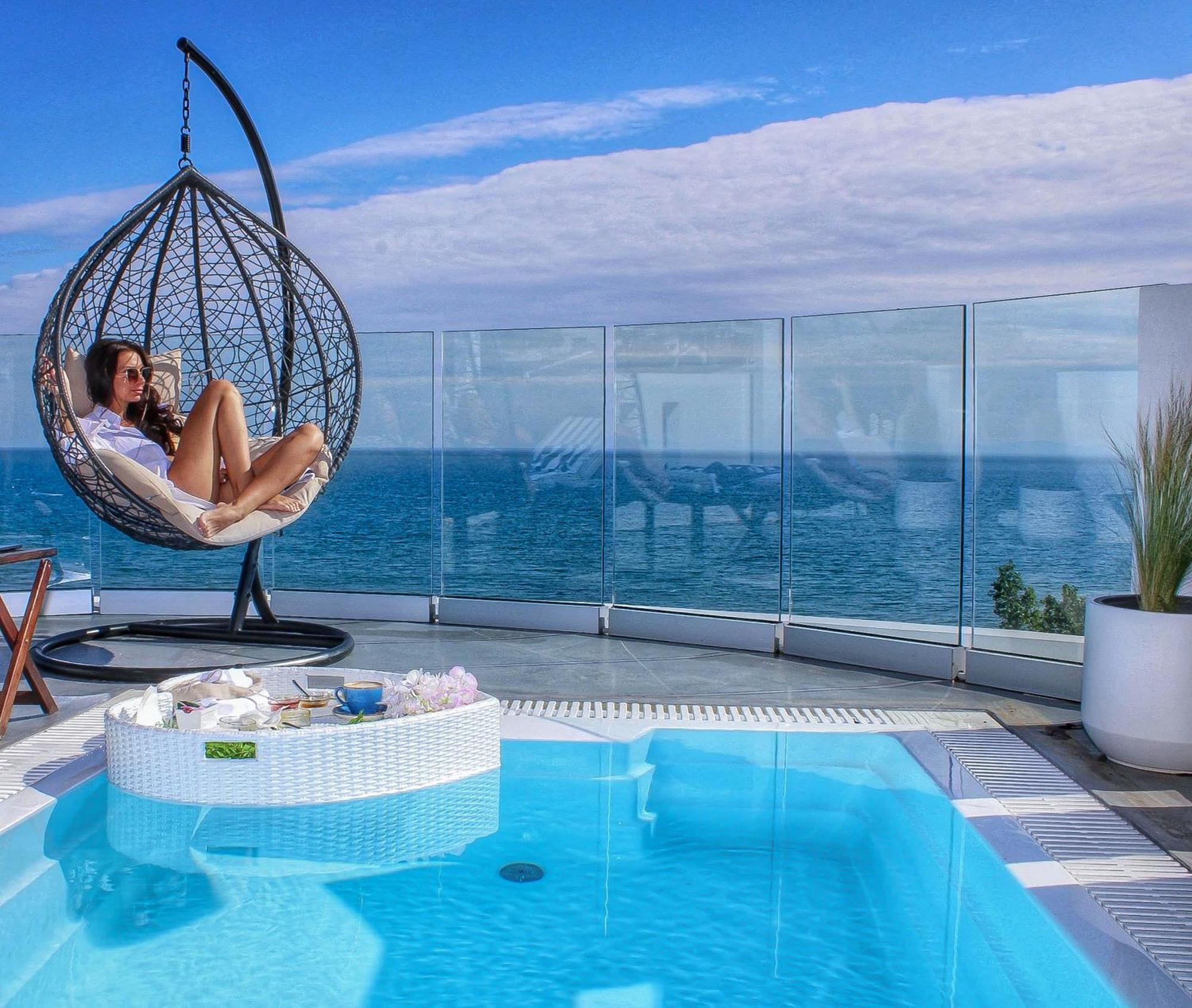 Panorama Suites & Spa - Adults Only Stomion  Luaran gambar